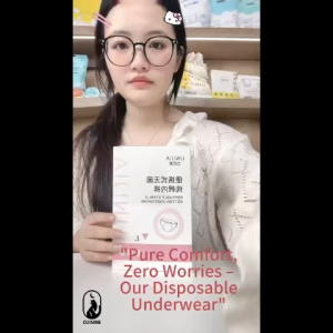 Celana Dalam Sekali Pakai Wanita Disposable Underware Bahan Katun Isi 1 PCS Steril EO