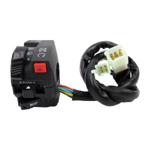 Motorcycle 5 Function Light Hi-Lo Electric Start Button Switch for 50-150cc Four Wheel ATV Quad Dirt Pit Bike Buggy Go Kart