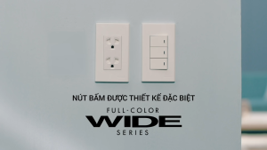 Công tắc Ổ cắm Panasonic Chính hãng Mặt công tắc ổ cắm 1 2 3 4 6 Dòng Wide Series Màu trắng