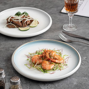 Nordic Style Simple Ceramic Dinner Plate