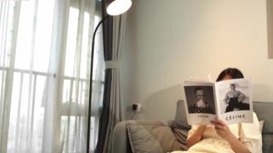 LED Floor Lamp Changeable Reading Lamp with Flexible Gooseneck Dimmable Table or Floor Standing Task Light for Indoor Room