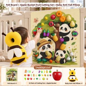 MUFANSEN | Educational Early Learning Busy Board Toy
