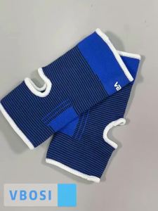 1 Pair One Size Elastic Breathable Ankle Support Sleves for Running Basketball Cycling