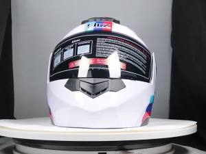 2024ORZ Motorcycle helmet full racing helmet with Double sun visor flip up helmet motorcycle helmet