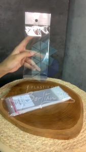 Plastik Display Tebal 8x10 cm 40 Mic - Plastik Gantung untuk Kemasan Aksesoris & Snack