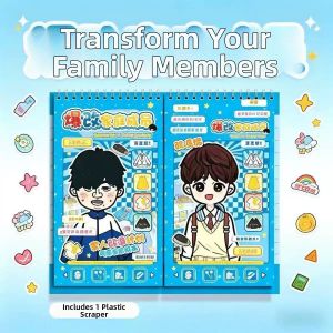 DIY Craft Scratch-off Sticker Book Birthday Gift