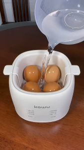 SG【READY STOCK】Automatic Egg Cooker Electric Egg Cooker Electronic Control Egg Boiler Breakfast Steamer Auto Power-off