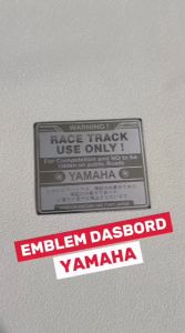 Emblem Stainless Berkualitas untuk Dashboard Yamaha