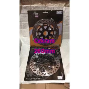 PIRINGAN CAKRAM DEPAN YAMAHA MATIC MIO J FINO MIO M3 mioGT 260MM COPIAN TDR PSM DLL - 260mm dengan Breket, Lubang 3