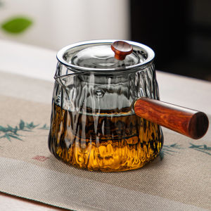 YIHUTEA | Durable Heat-Resistant Tea Pot with Side Handle for Hot Plate