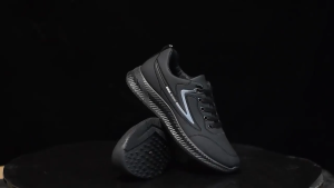 Release Men Waterproof Leather Casual Shoes with Anti Slip and Wear Resistant Features Ideal for Running Hiking and Beyond. Breathable Leather Running Shoes for the Active Man