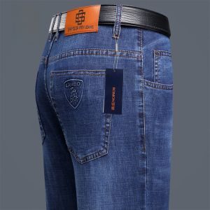ROMON | Quần Jeans Nam Thẳng Thoải Mái Co Dãn