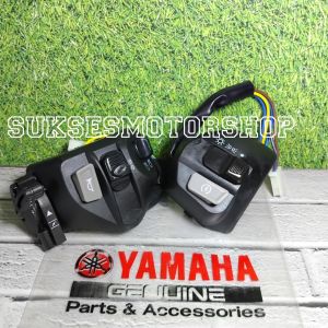 Saklar holder set kiri kanan sein klakson dim on off lampu starter yamaha mio smile mio j soul gt m3 pnp jupiter burhan dan mx old new