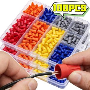 Cách điện bấm đường dây cap đầy màu sắc vít Twist thiết bị đầu cuối cap Nut mùa xuân nắp bịt đầu nối nhà dây cục nối