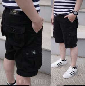 BAYAR DITEMPAT - Celana Pendek CARGO Pria (Black Dickies) / Celana Pria Cargo Model Terbaru Saat ini - REDY SIZE 27-44
