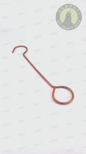 SEMPATI Gantungan Kawat Besi O 35cm Gantungan Sambungan Sangkar Kandang Kotak Oval Kapsul Burung Murai Kacer Kenari Lovebird Cantolan Pot Bunga Tanaman Hias