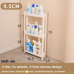 Narrow Space Storage Rack Trolley