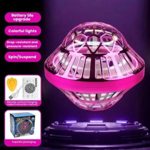 UFO Intelligent Sensing Flying Ball Hovering Saucer Floating Ball Black Technology Fingertip Gyroscope Outdoors Childrens Toys