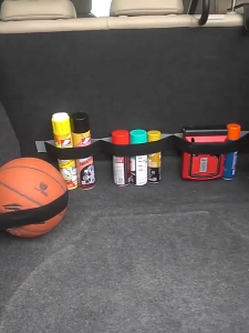 Car Trunk Boot Organizer Strap Magic Velcro Tape Elastic Belt Storage Bonnet Stowing Holder