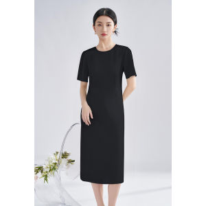 Misoshine | Elegant and Slimming Acetate Dress A-line