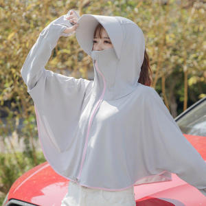 JIFANPAUL | Ultraviolet Protection Light and Cooling Sun Jacket Face Mask and Neck Hood