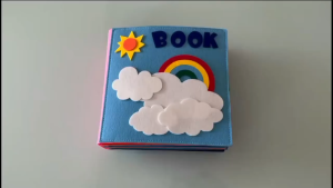 SG EmmAmy® Baby Montessori Busy Toys Felt Cloth Book Early Educational Math Toy Early Learning Basic Life Skills Aid Tools