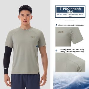 Li-Ning | Áo Thể Thao Chống UV Cổ Tròn Có Phản Quang