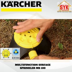 SYK Free Shipping Karcher 26450260 MS100 Multifunction 6 Dial Surface Water Sprinkler Sprayer Pattern