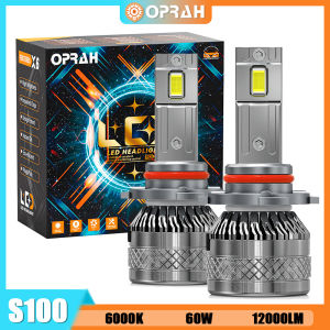 ✅Oprah 2PCS S100 H4/9003/HB2 H11/H8 9005/HB3 9006/HB4 Hi/Lo Beam 60W 12000LM 6000K White LED Chips LED Bulbs Car Headlight Bulb Kit