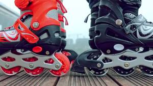 <107> Giày Trượt Trẻ Em 3-5-6-8-15 Người Mới Bắt Đầu Trượt Patin Trượt Patin Nam Và Nữ Có Thể Điều Chỉnh Nhà Sản Xuất