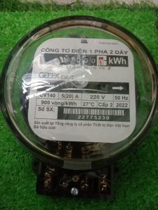 Đồng hồ điện(công tơ điện) 1p 2 dây 5(20)a10(40)a dùng cho phòng trọ