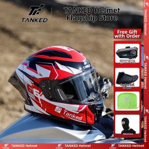TANKED | Anti-fog Bluetooth Full-face Motorcycle Helmet