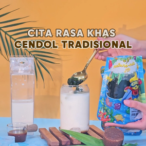 Grass Jelly - Cincau Hitam Powder | Jelly Cendol Dawet Kecebong