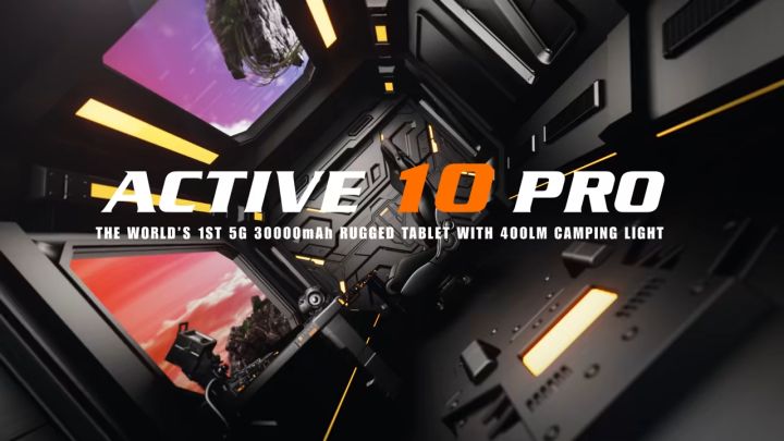 Blackview Active 10 Pro 5G Rugged Tablet – 11" FHD+, 36GB+512GB, 30000mAh, Android 14, MediaTek Dimensity 7300, 55W Fast Charge
