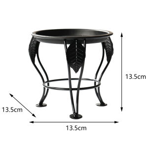 Iron Flower Pot Shelf Plant Stand Tripod Bracket for Bathroom Stylish Modern Multifunctional Plant Stand for Home Garden