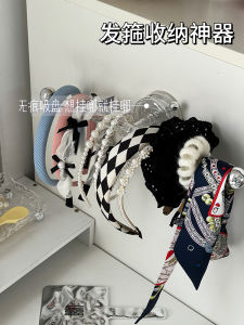 Headband Storage Fantastic Suction Cup Wall Punch-Free For Home Dormitory Wall Hanging Jewelry Frame Rod Kids Hair Accessories Display Stand