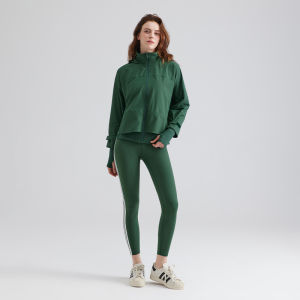 SALTUM | Outdoor Womens Faux Two-Piece Windproof Stand Collar Hooded Jacket