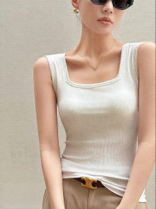 TINGMEI | No-bra Padded Undershirt