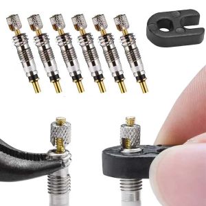 3/7/11pcs Bicycle Removable Presta Valve Core Bike Replacement Brass Tubeless Core Remover Tool for Tubeless for Road MTB Bike