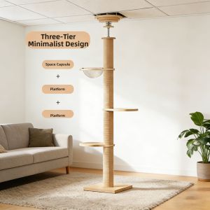 hipidog | All-in-One Space-Saving Cat Tree