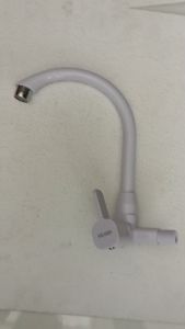 [ FERRUM ] Kran Cuci Piring Keran Dapur Keran Angsa PVC Soligen Engkol W22 Putih