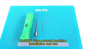 RELIFE RL-056C RL-056D Intelligent Glue Remover with 6-Speed Mobile Phone LCD Screen OCA Degumming Cutting Machine