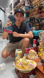 Máy Hút Bụi Pin Mini BOSHUN BS-VC07L Lực 7kpa 2 Chức Năng Thổi và Hút Tặng Kèm Bộ Phụ Kiện