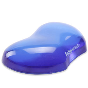 Fellowes Silicone Mousepad with Wrist Support Computer Keyboard Anti-slip Wrist Rest Universal Fit for All Mouse Pads