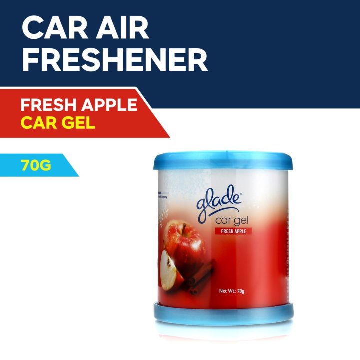 GLADE CAR GEL 70G (APPLE SCENT)