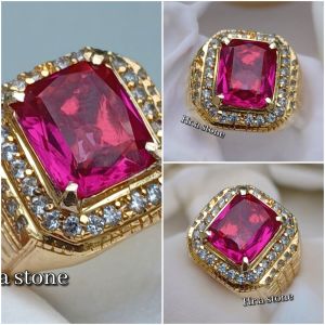 CINCIN BATU RED TOPAS MEWAH DAN ELEGAN