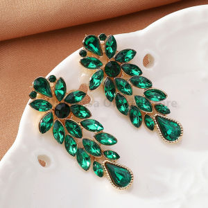 Kim Loại Thời Trang Hợp Kim Rỗng Hạt Tòn Ten Hoa Tai Nữ 2022 Xu Hướng Vintage Emo Lá Pha Lê Đời Boho Pendientes Trang Sức Dự Tiệc Cao Cấp