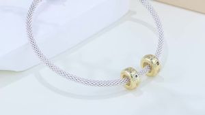 MISEFF S925 Sterling Silver Bead Star Moon Sun Isolation Bead with Silicone Stoppers Women Fashion DIY Jewelry Making Gift