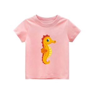 Kaos Anak Uniseks Laki-Laki Perempuan Baju T-Shirt Usia 2-12th