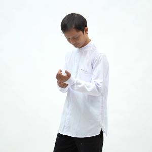 Pakaian Kerja KS196 White Zabid Koko Shirt